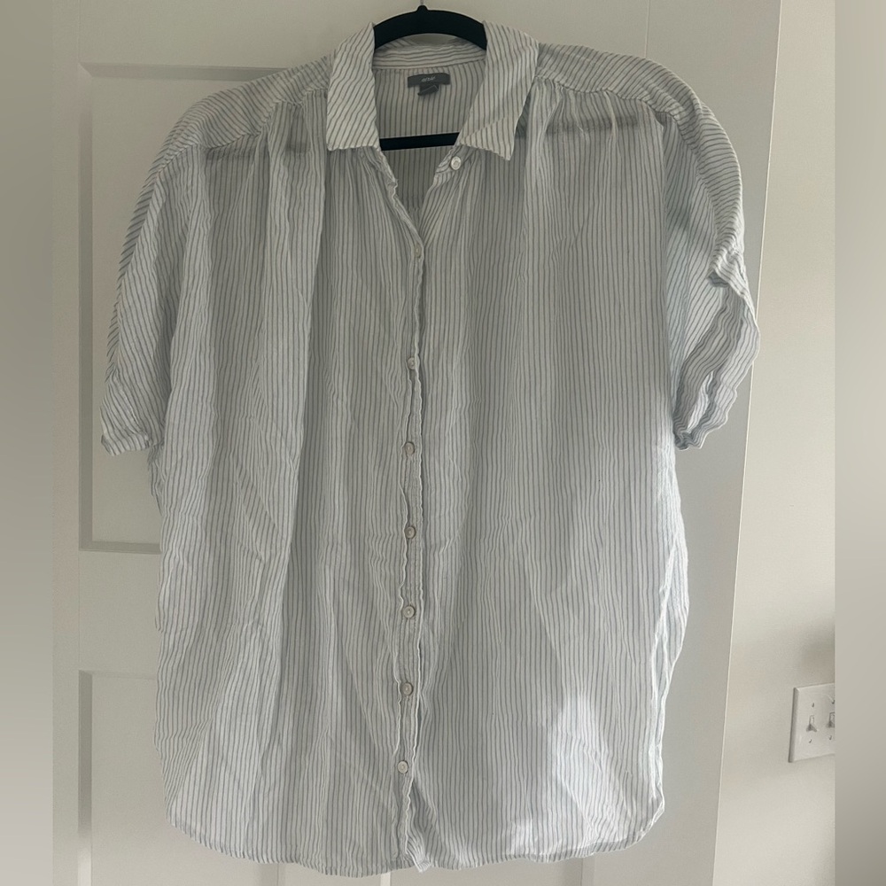 Aerie Relaxed Striped Blouse